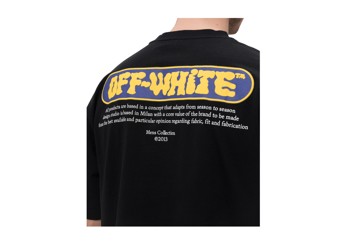Off-White Black with logo print