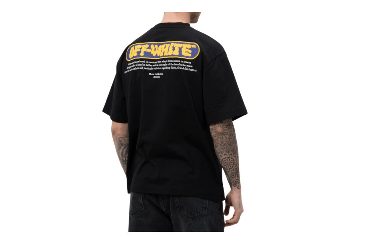 Off-White Black with logo print