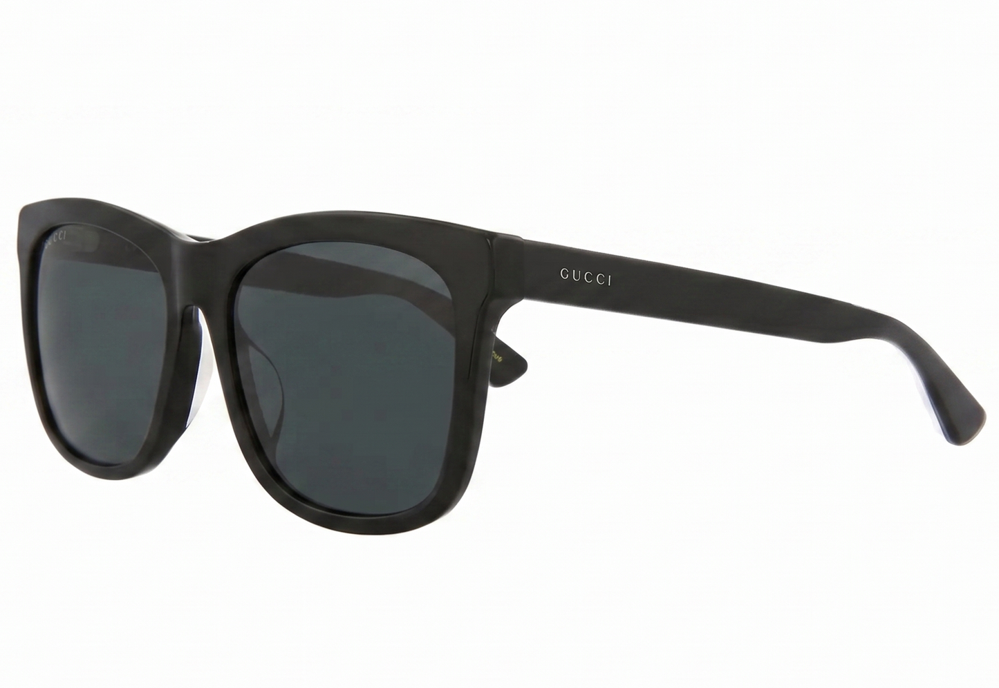 Gucci 56mm Square Sunglasses BLACK GREY