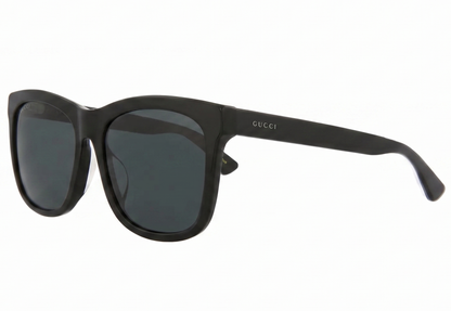 Gucci 56mm Square Sunglasses BLACK GREY