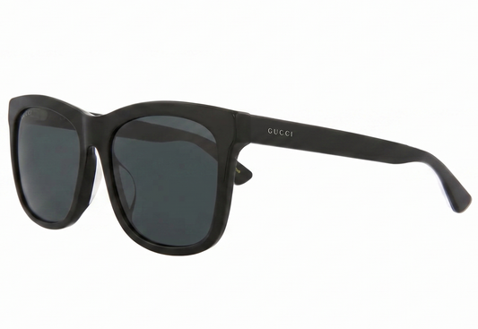 Gucci 56mm Square Sunglasses BLACK GREY