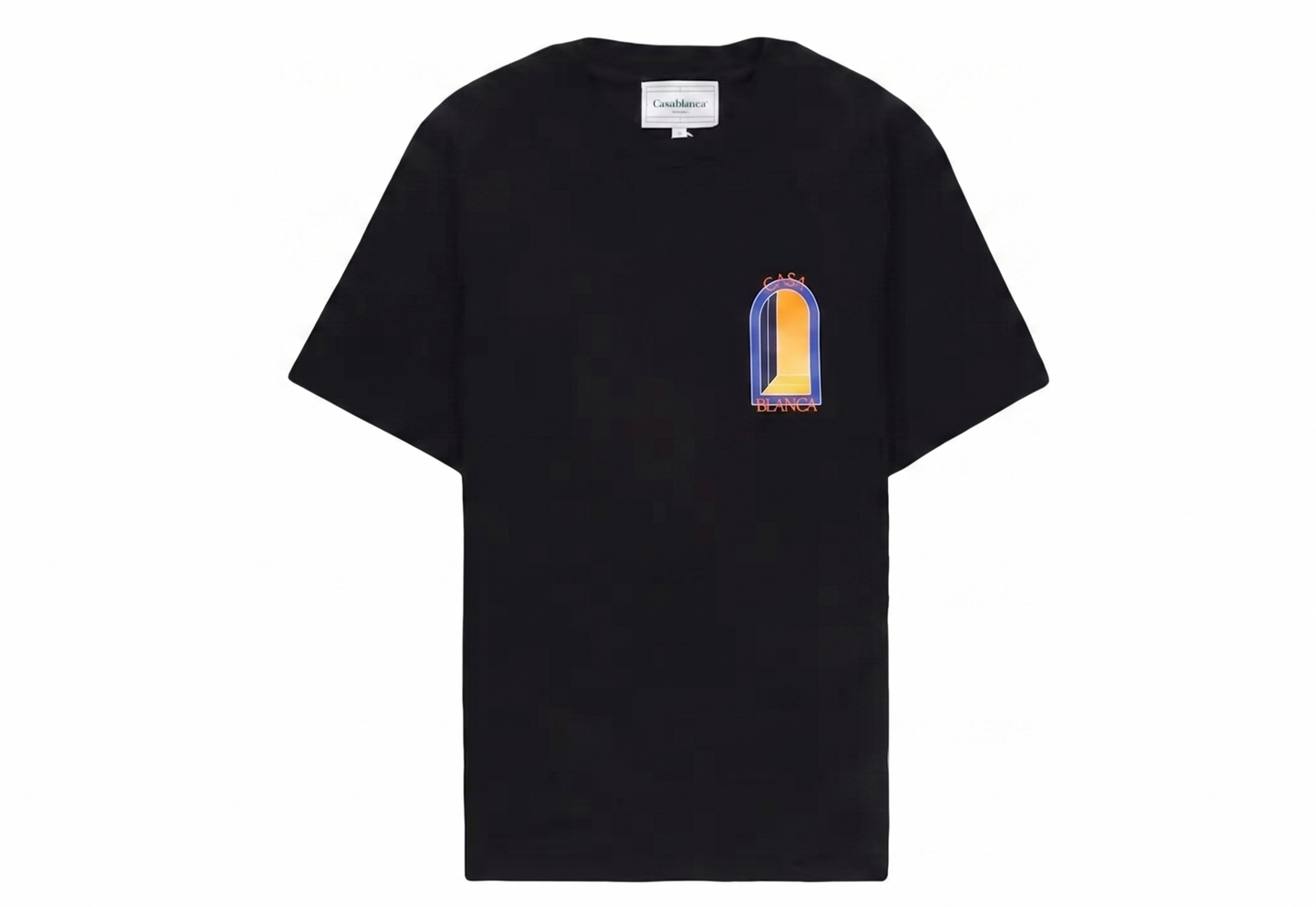 Casablanca l'arche de nuit cotton t-shirt
