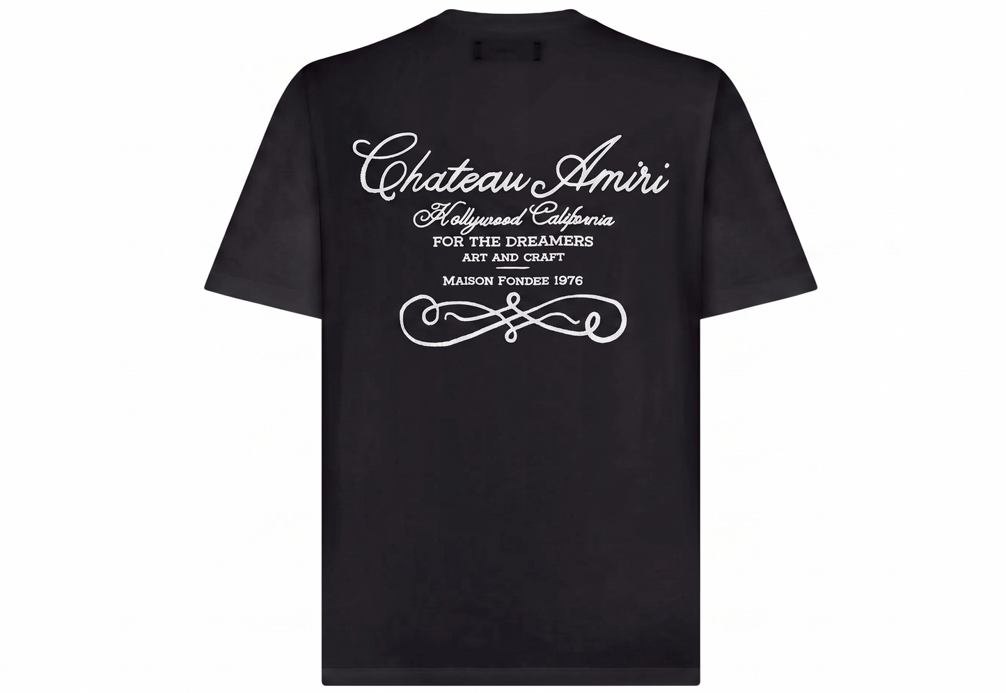 Amiri T-Shirts Black "Chateau Amiri"