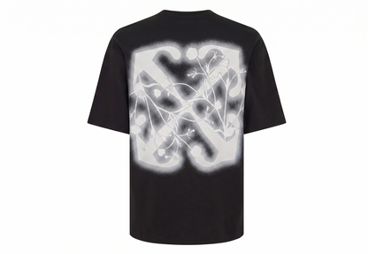 Off-White Black Flower Arrow Sketch