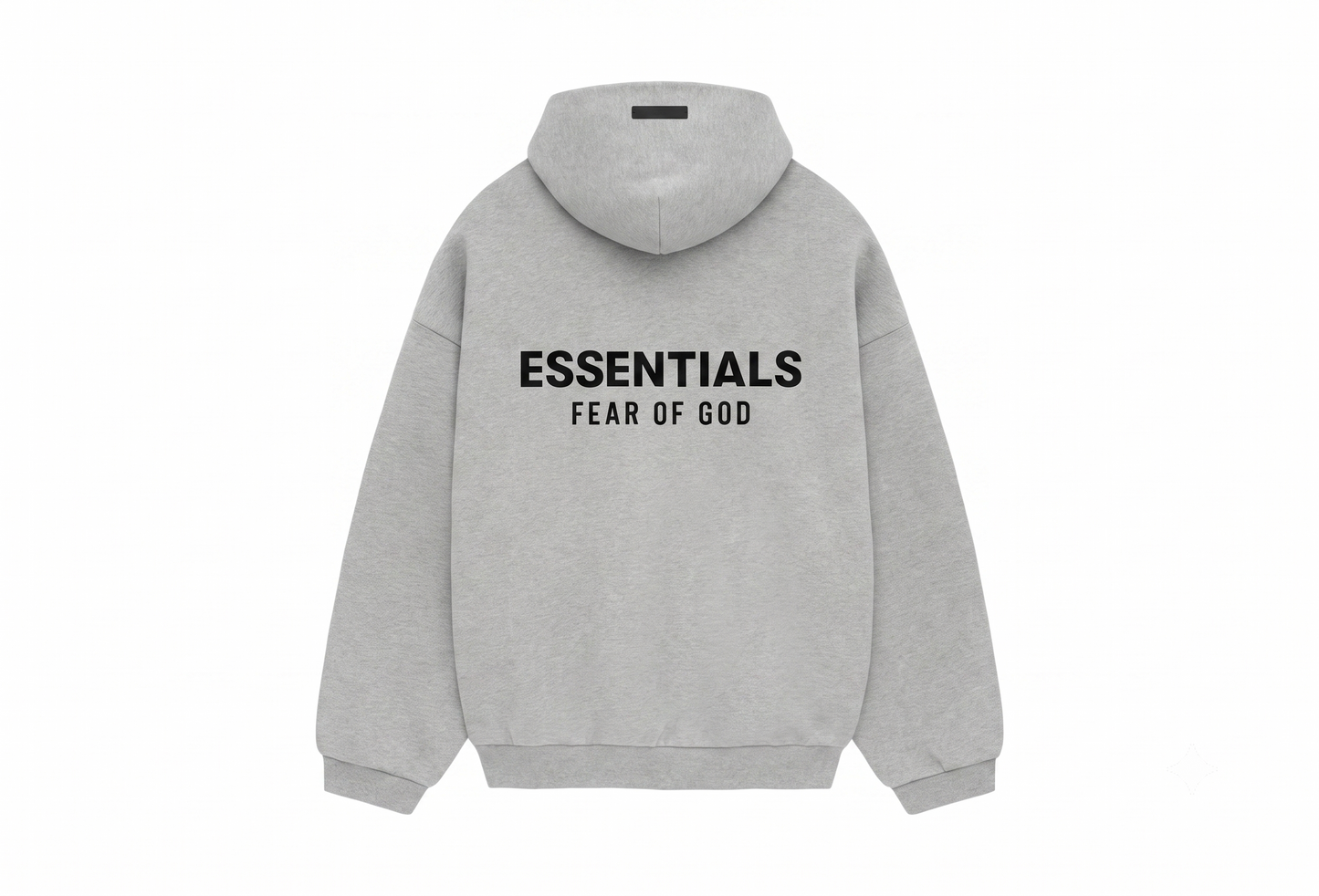 Fear of God Essentials Fleece Hoodie (FW24) Light Heather Gray