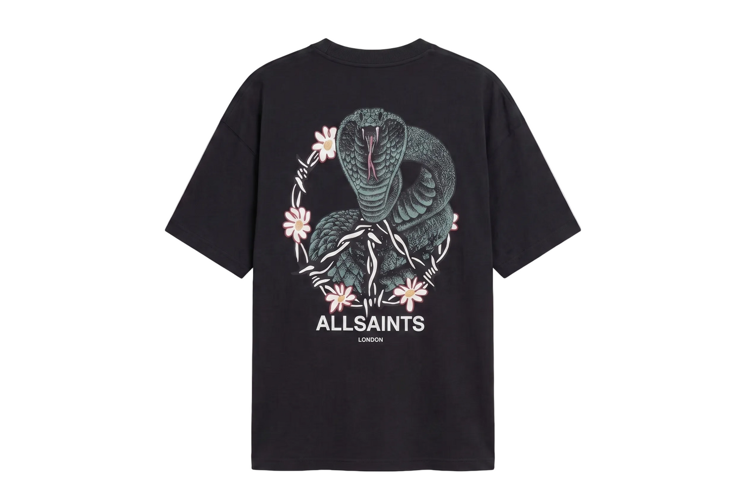 ALLSAINTS Snakebite Short Sleeve Crew T-Shirt