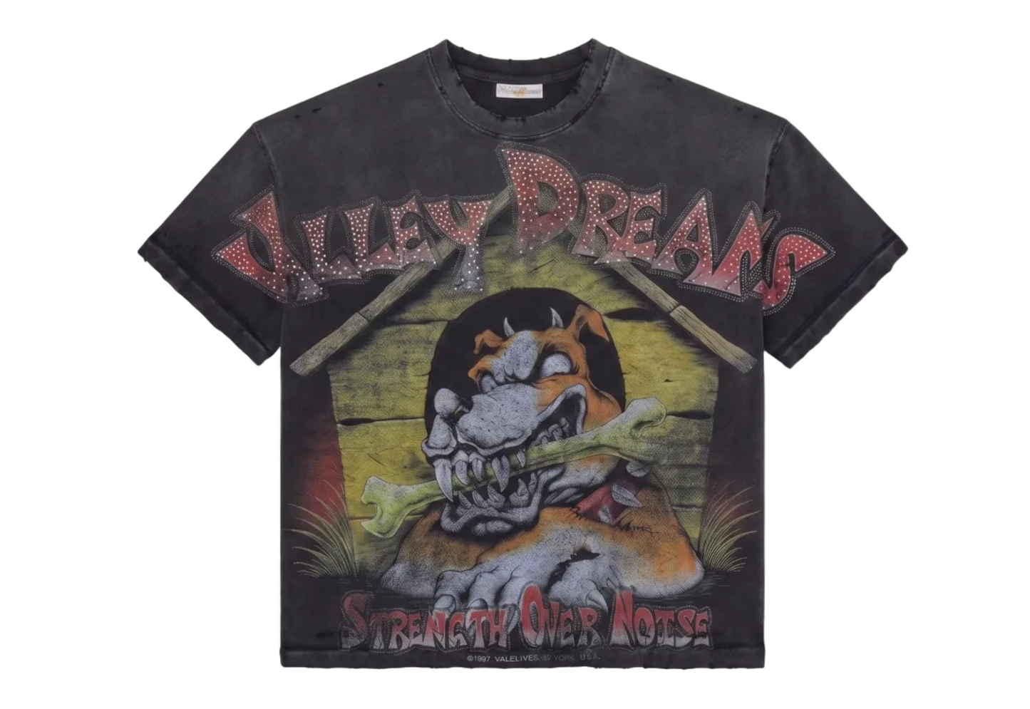 Vale Forever Doghouse Bling Tee 'Black'