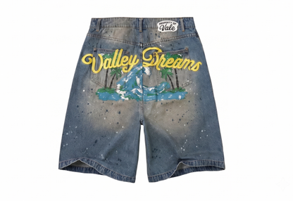 Vale Forever Paradise Jorts Blue