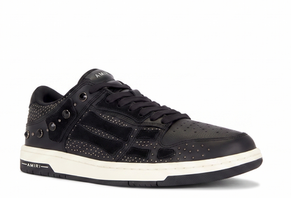 AMIRI Crystal Studded Skel Black