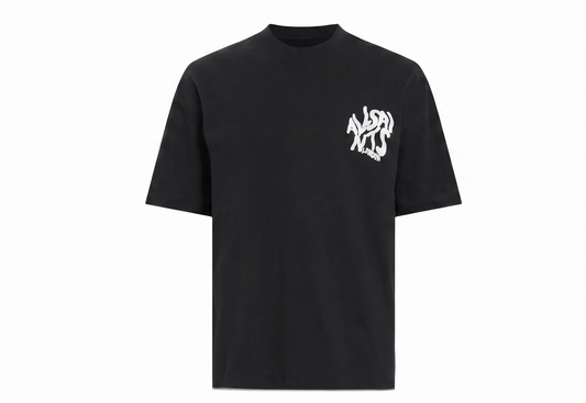 Allsaints Black Organic Cotton Orlando T-Shirt