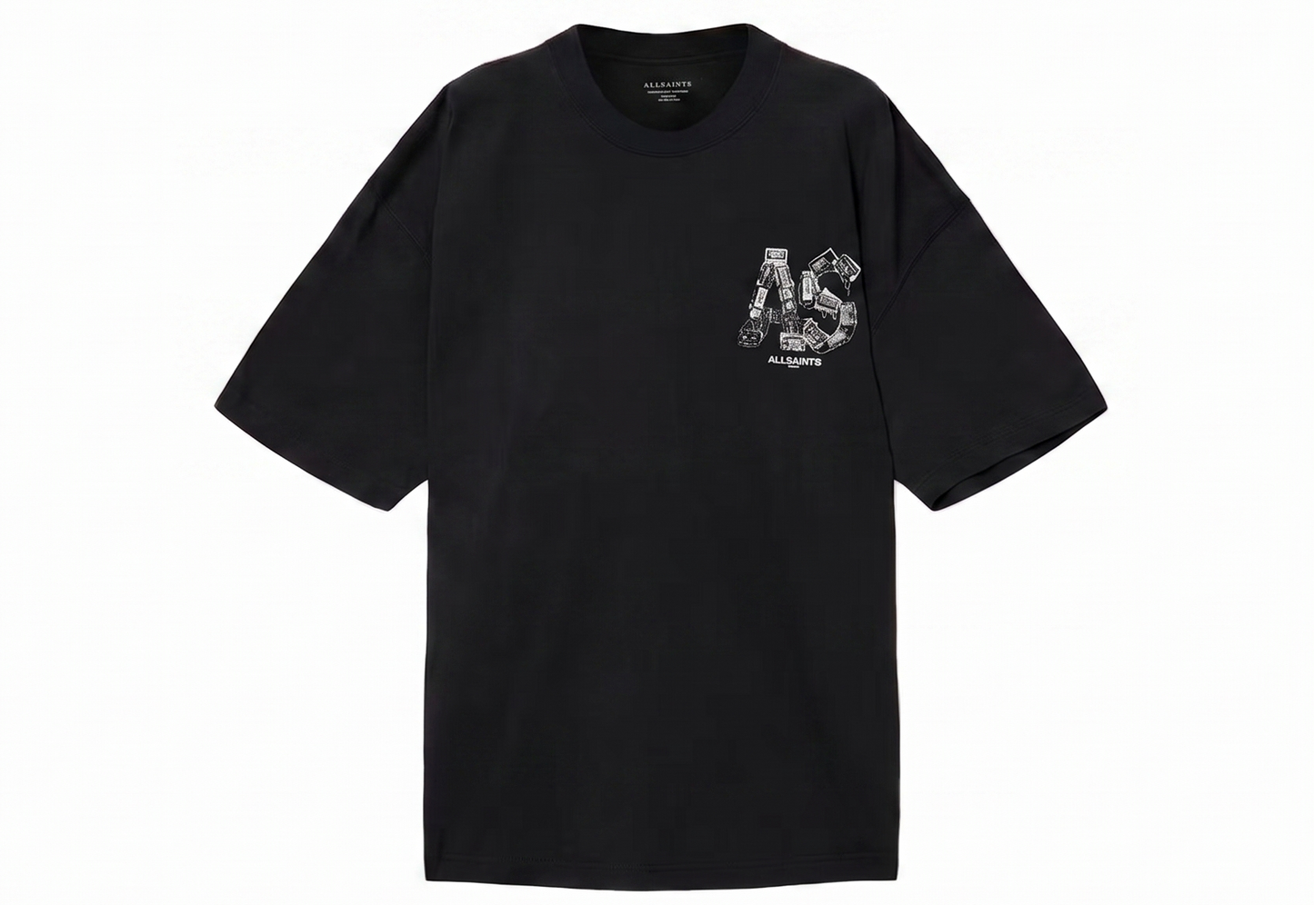 ALLSAINTS Mixtape Oversized Graphic T-Shirt