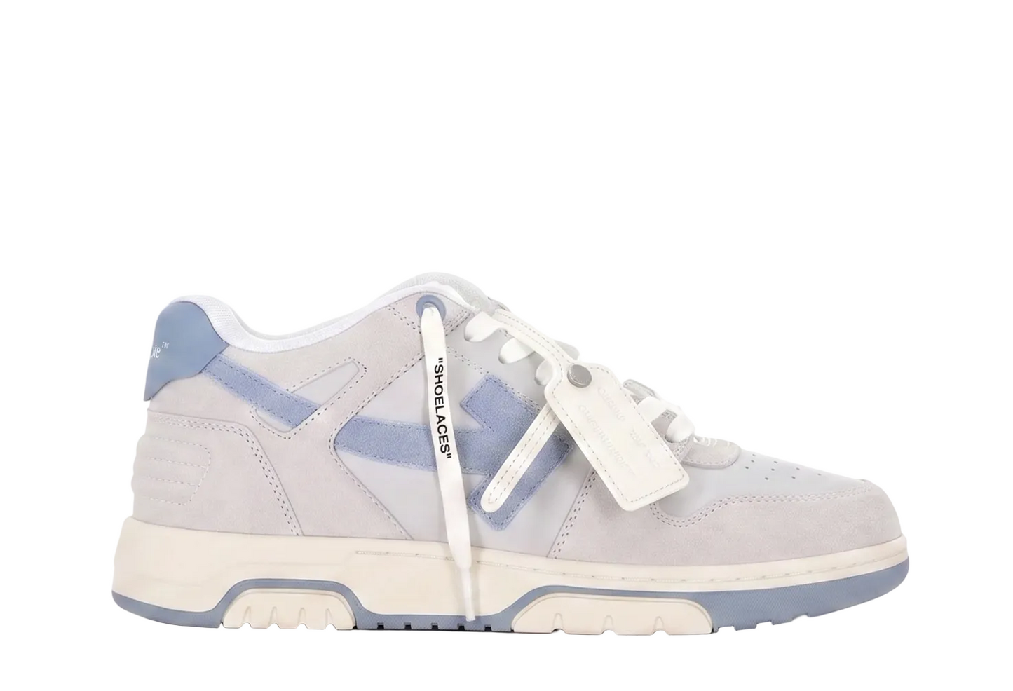 OFF-White OOO Suede Grey Arrow Light Blue