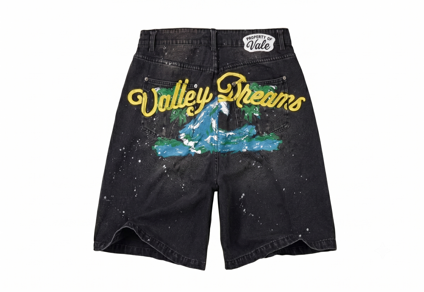 Vale Forever Paradise Jorts Black