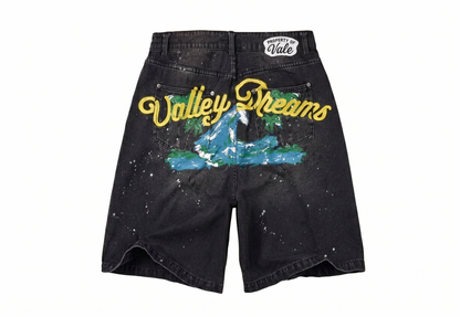 Vale Forever Paradise Jorts Black