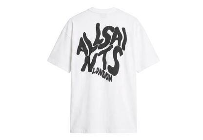 Allsaints White Organic Cotton Orlando T-Shirt