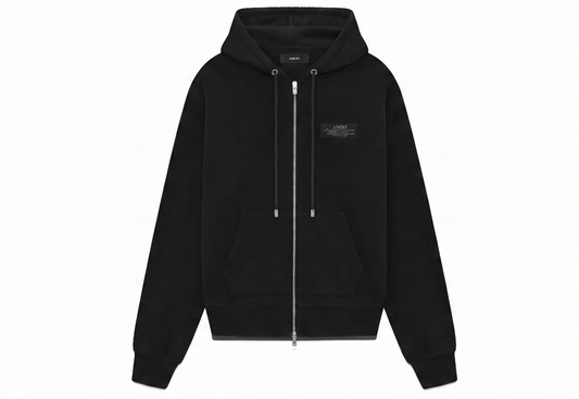 AMIRI Black 'Amiri Spirit' Zip Hoodie