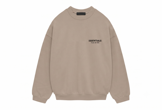 Fear of God Essentials Fleece Crewneck II 'Desert Sand'