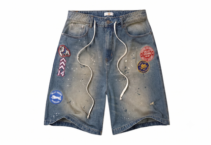Vale Forever Paradise Jorts Blue