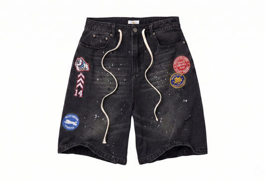 Vale Forever Paradise Jorts Black