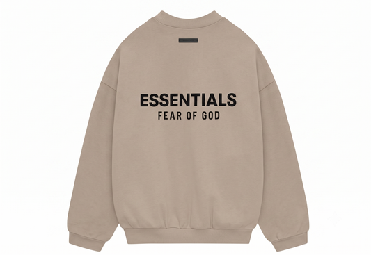 Fear of God Essentials Fleece Crewneck II 'Desert Sand'