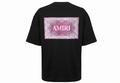 Amiri T-Shirts Black painting on the back