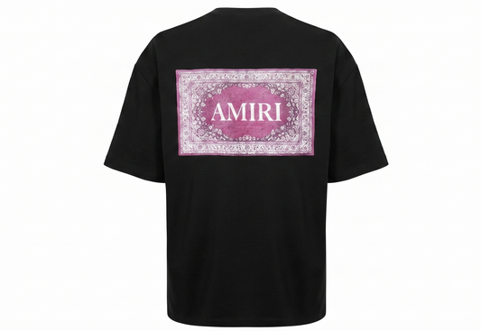 Amiri T-Shirts Black painting on the back