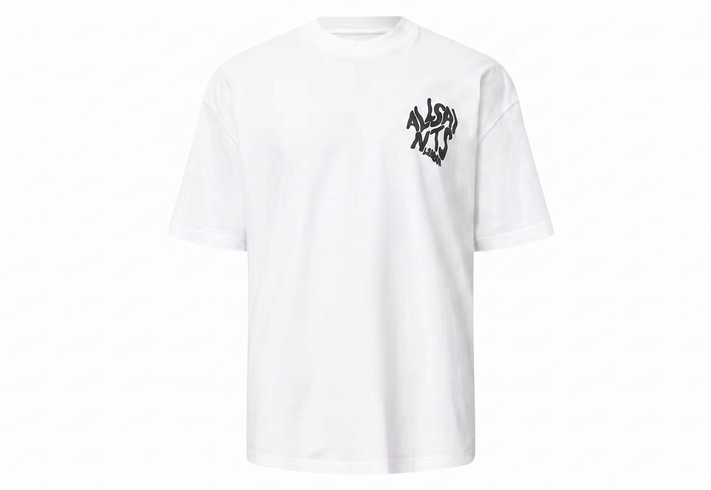 Allsaints White Organic Cotton Orlando T-Shirt