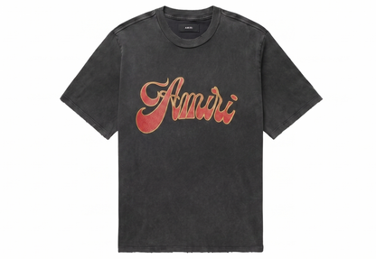 AMIRI T-Shirt Black Amiri Red