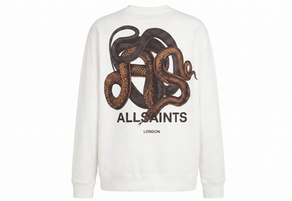 ALLSAINTS White Reticulate Sweatshirt