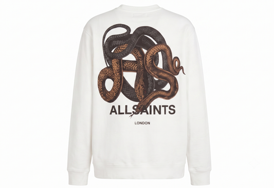 ALLSAINTS White Reticulate Sweatshirt