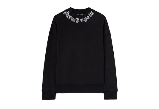 Palm Angels logo-print Cotton Sweatshirt