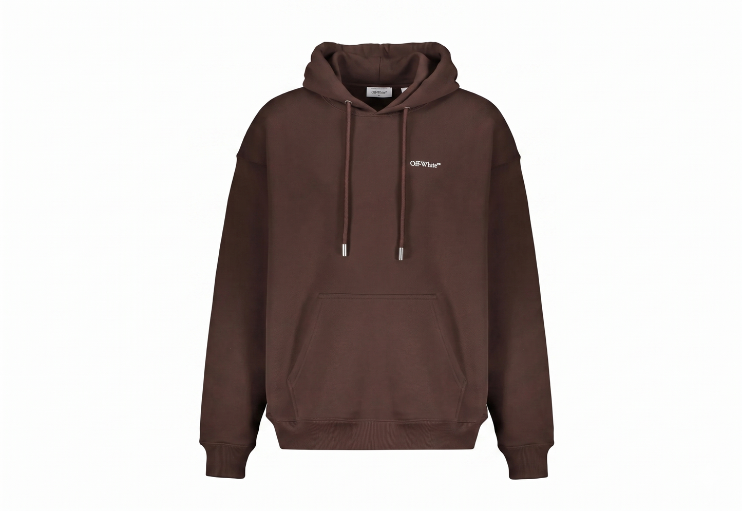 Off-White Hoodie Brown/White