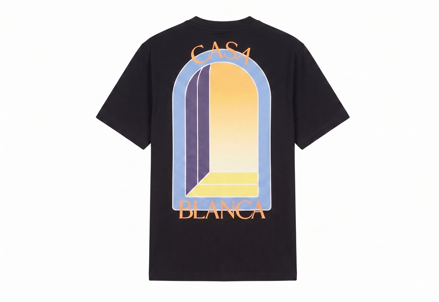 Casablanca l'arche de nuit cotton t-shirt
