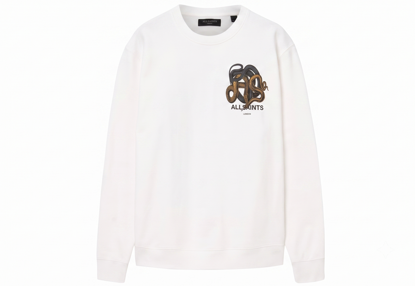 ALLSAINTS White Reticulate Sweatshirt
