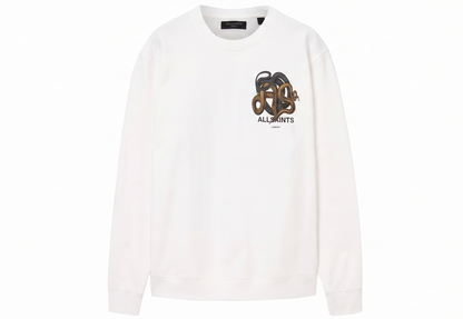 ALLSAINTS White Reticulate Sweatshirt