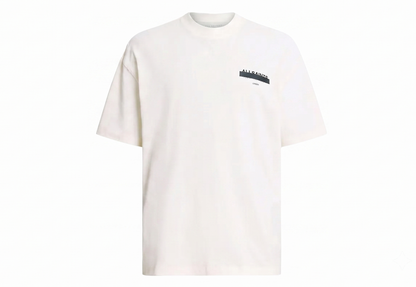 AllSaints White Organic Cotton Redact T-Shirt