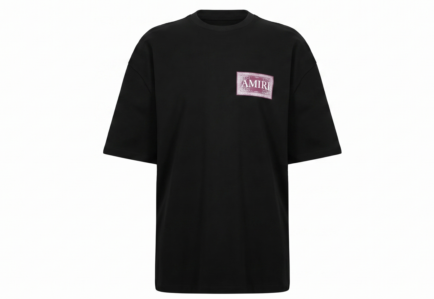 Amiri T-Shirts Black painting on the back