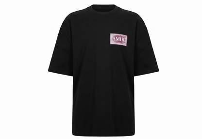 Amiri T-Shirts Black painting on the back