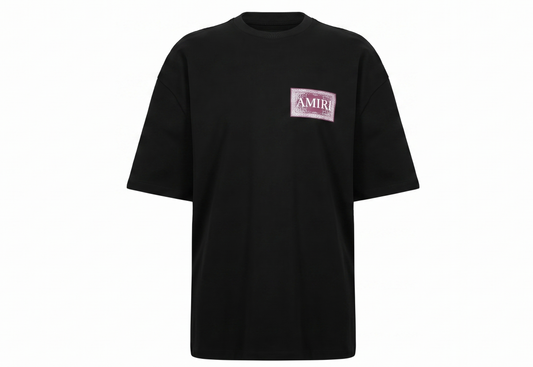 Amiri T-Shirts Black painting on the back