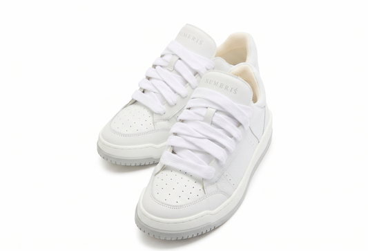 NUMERIS Arena Milk leather sneakers