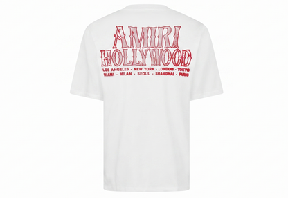 AMIRI T-Shirt White Amiri Hollywood
