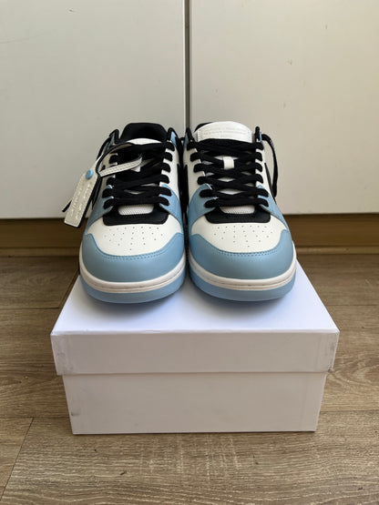 OFF-WHITE Out Of Office OOO Low Tops - Light Blue Black