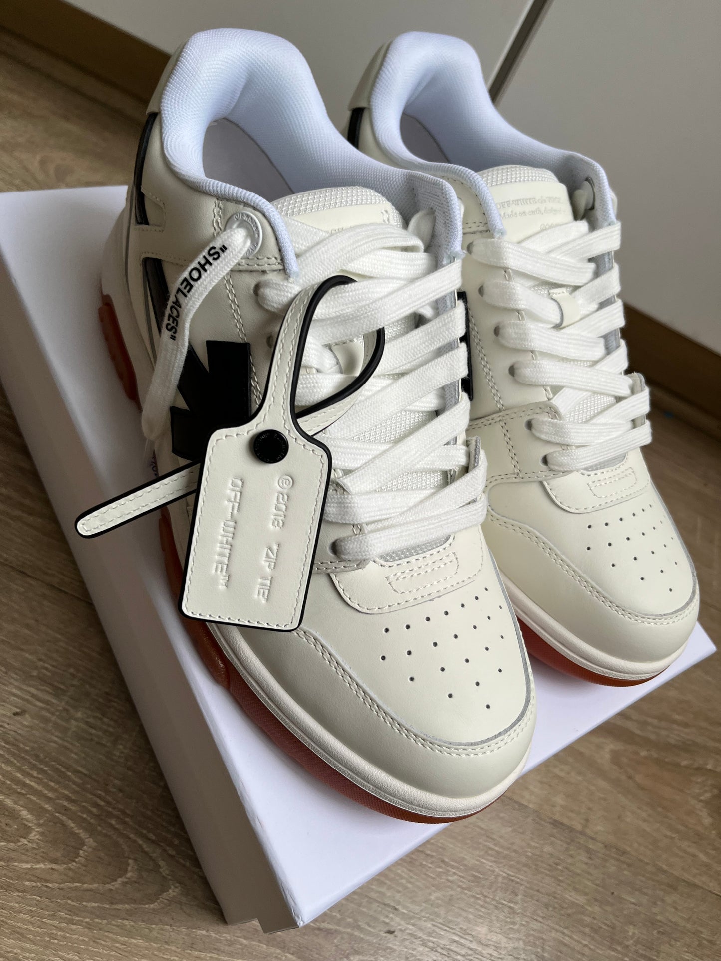 Off-White Out Of Office Calf Leather - White Black Gum