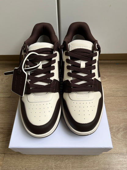 OFF-WHITE Out Of Office "OOO" Low Tops - Chocolate Cream
