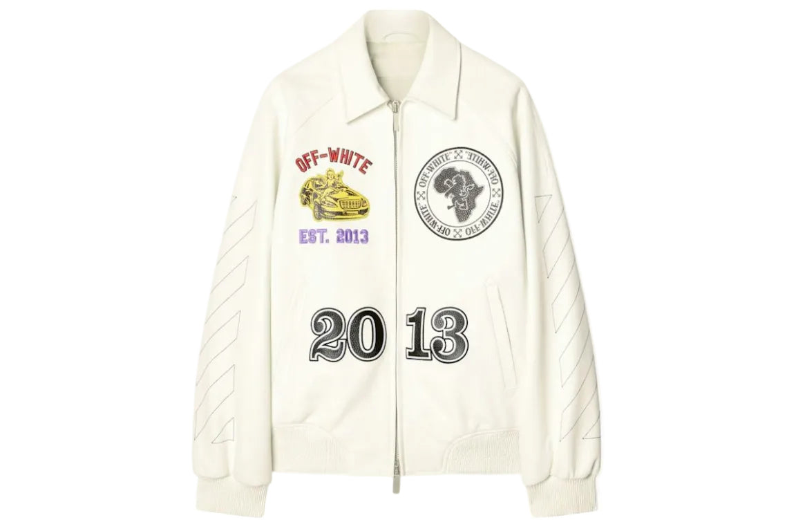 OFF WHITE Jacket University Rhino White
