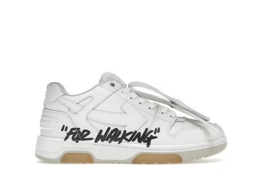 OFF-WHITE Out Of Office OOO Low Tops For Walking White Black