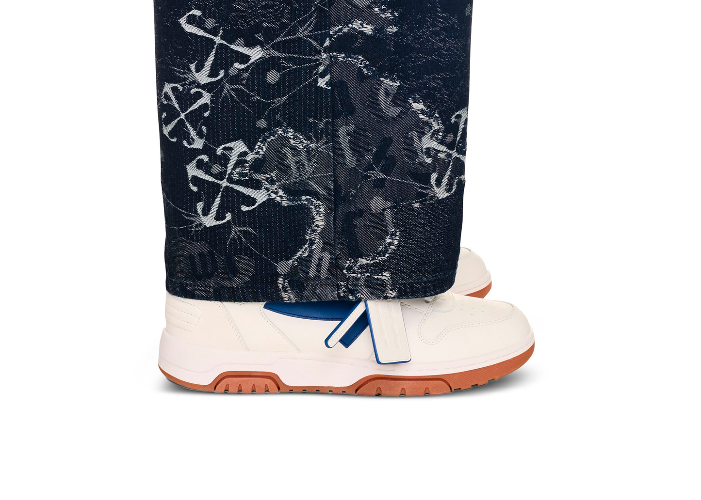 Off-White Out Of Office Leather "White Gum Blue"
