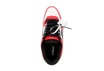 Off-White Out Of Office Leather Texture "Red Black" (Red Sole)