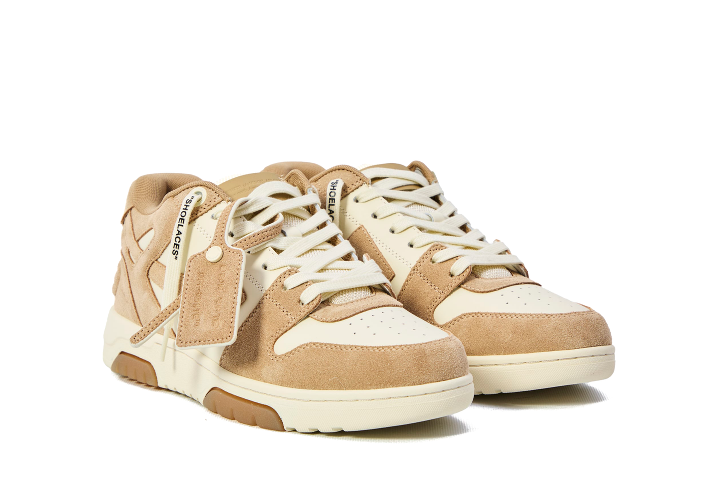 OFF-White OOO Suede Beige/Blanco