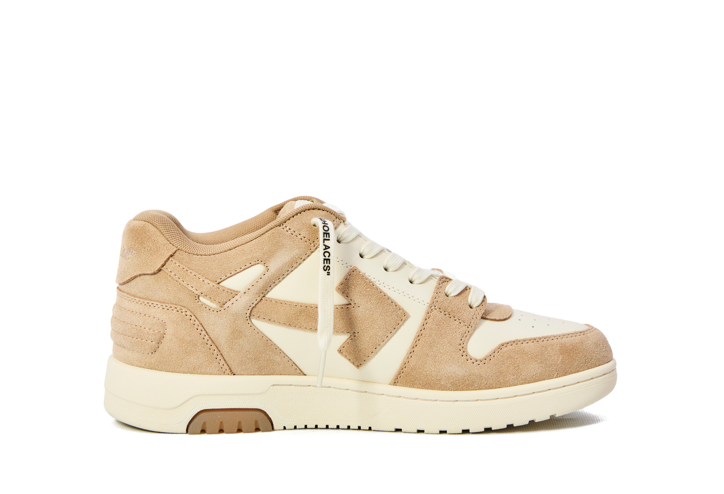 OFF-White OOO Suede Beige/Blanco